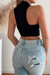 بلوزة World Fashion Trends لون أسود