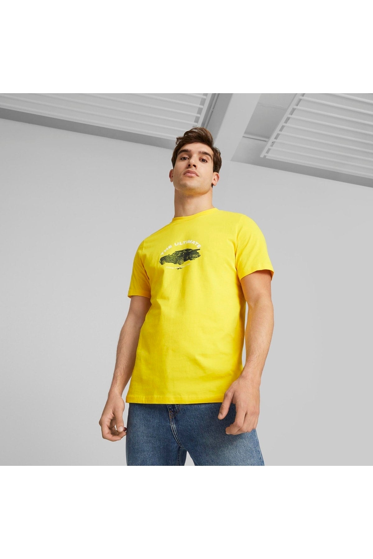 هودي Puma لون أصفر