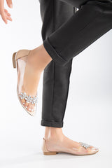 باليرينا moun shoes لون بيج