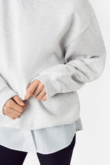 هودي Bershka لون رمادي