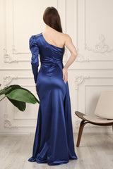 فستان سهرة mafdress لون أزرق