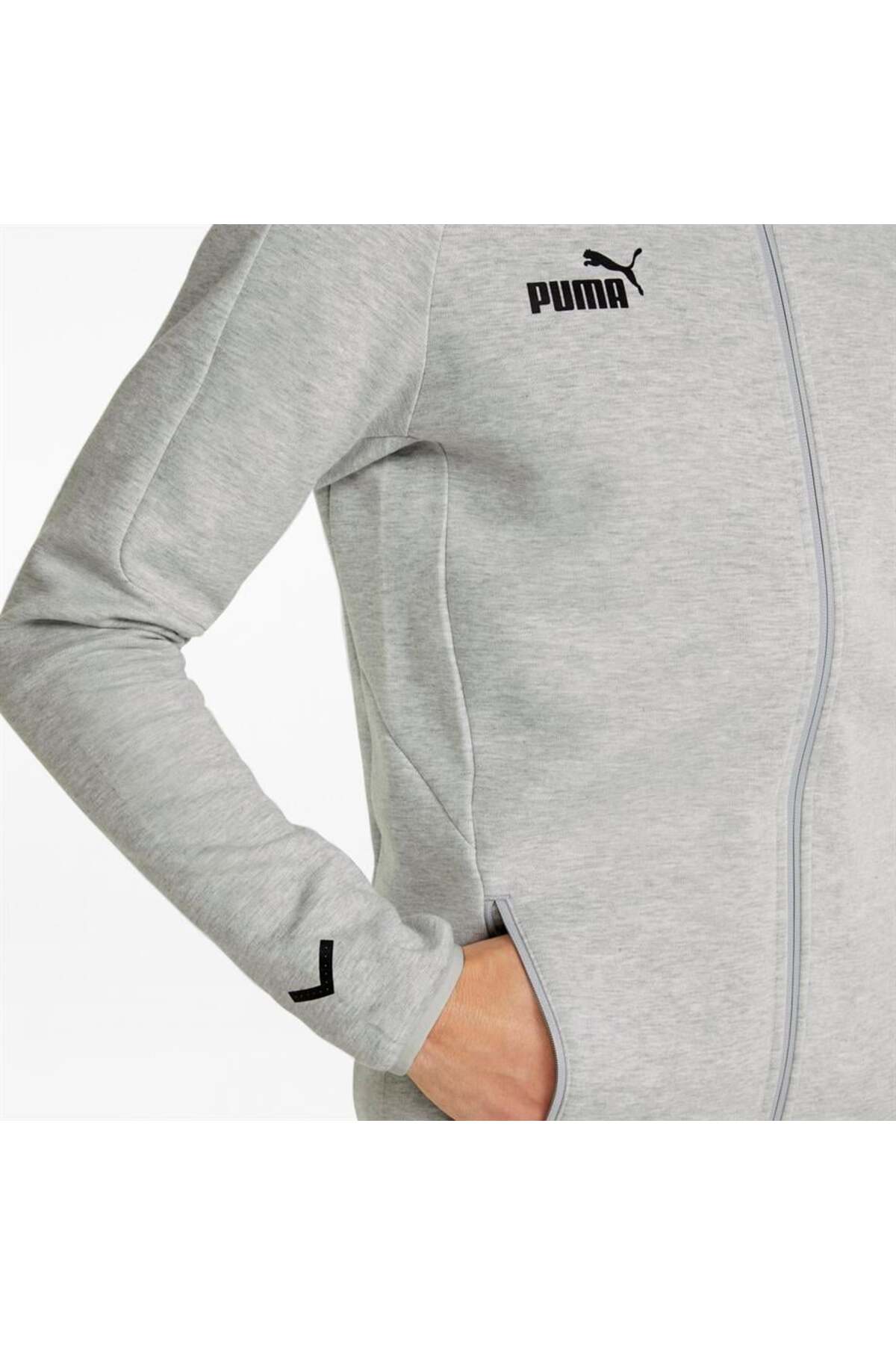 هودي Puma لون رمادي