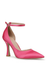 حذاء كلاسيكي بكعب Nine West لون زهري