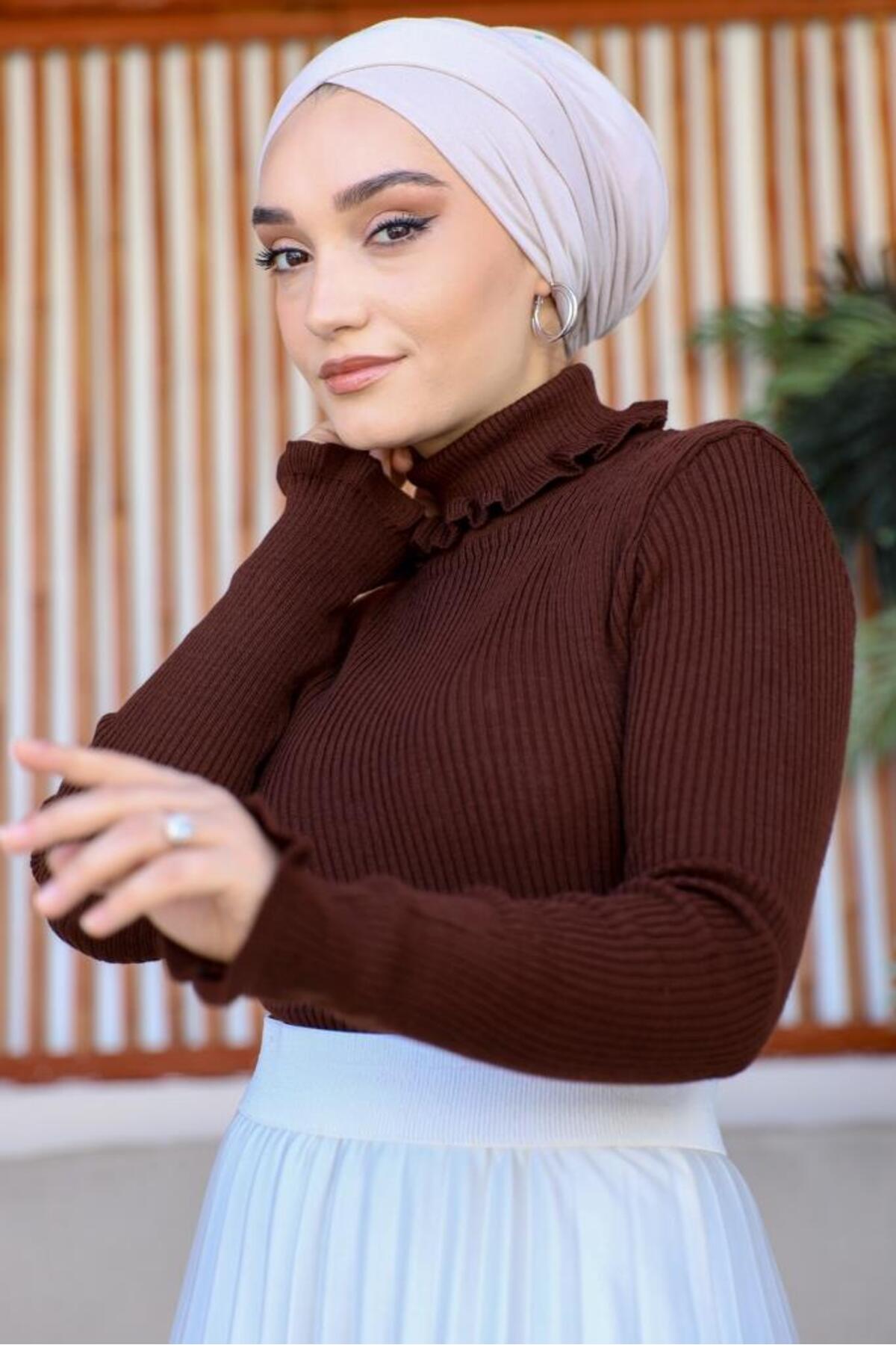 كنزة benguen لون بني