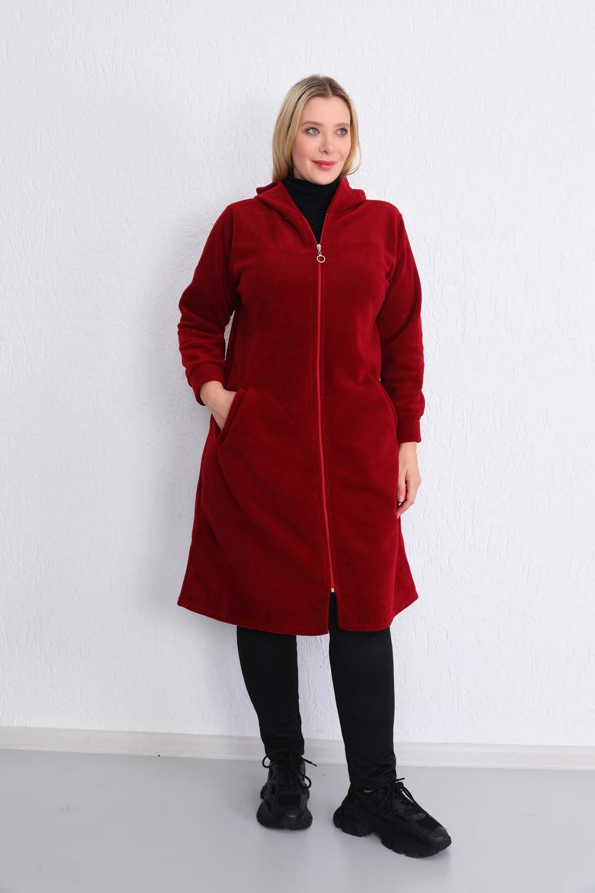 جاكيت خفيف Kardelen Butik Ümraniye لون بوردو