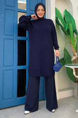 تونيك Bym Fashion لون أزرق غامق