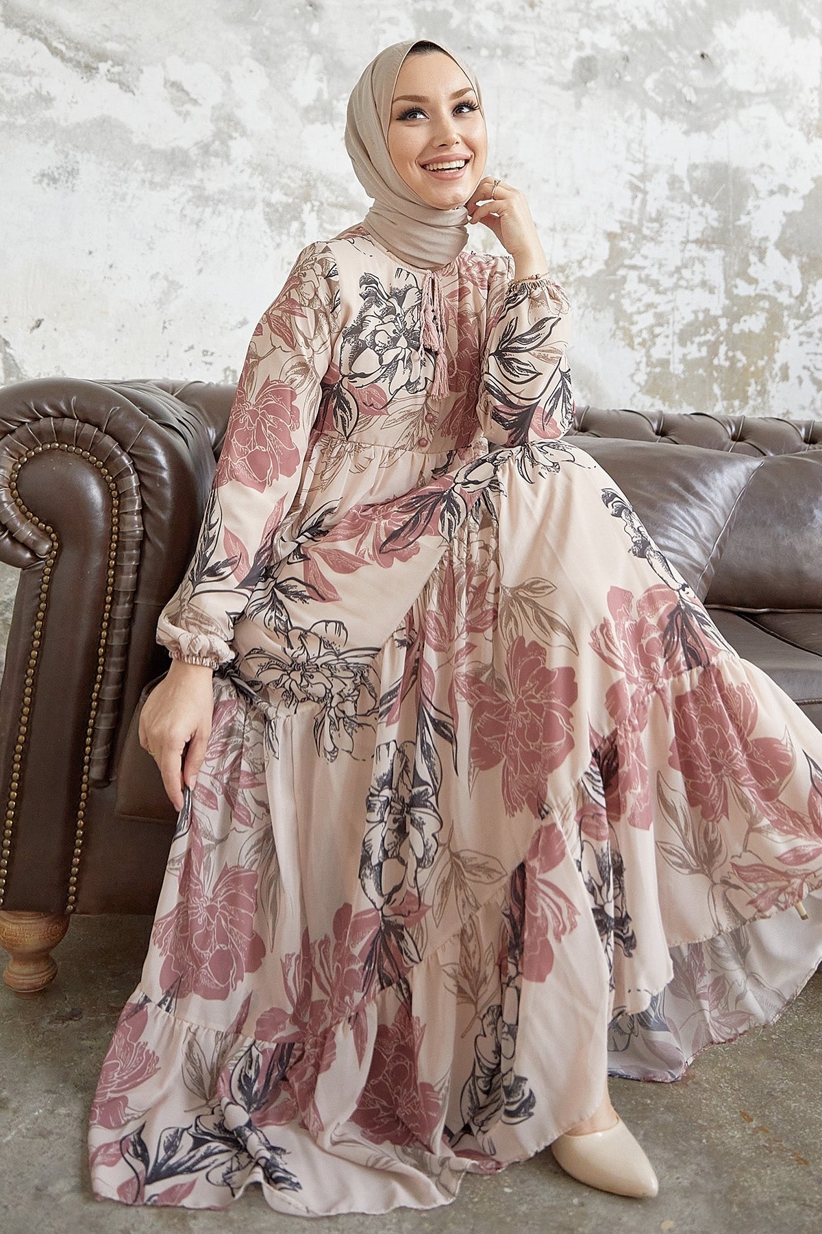 فستان InStyle لون غني بالألوان