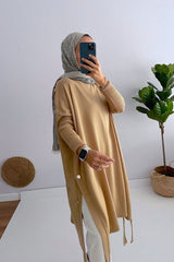 المعطف Ka Hijab لون بني