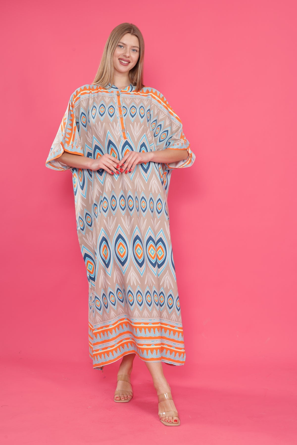 فستان mervemoda لون بني