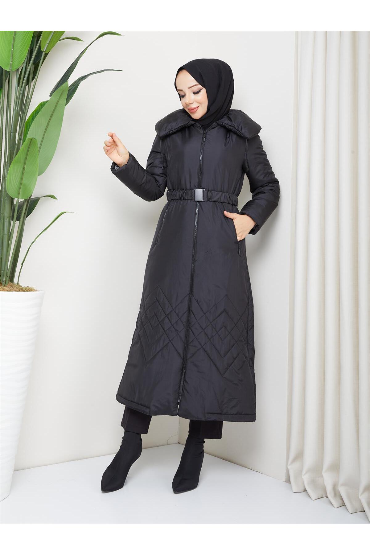 معطف Doque لون أسود