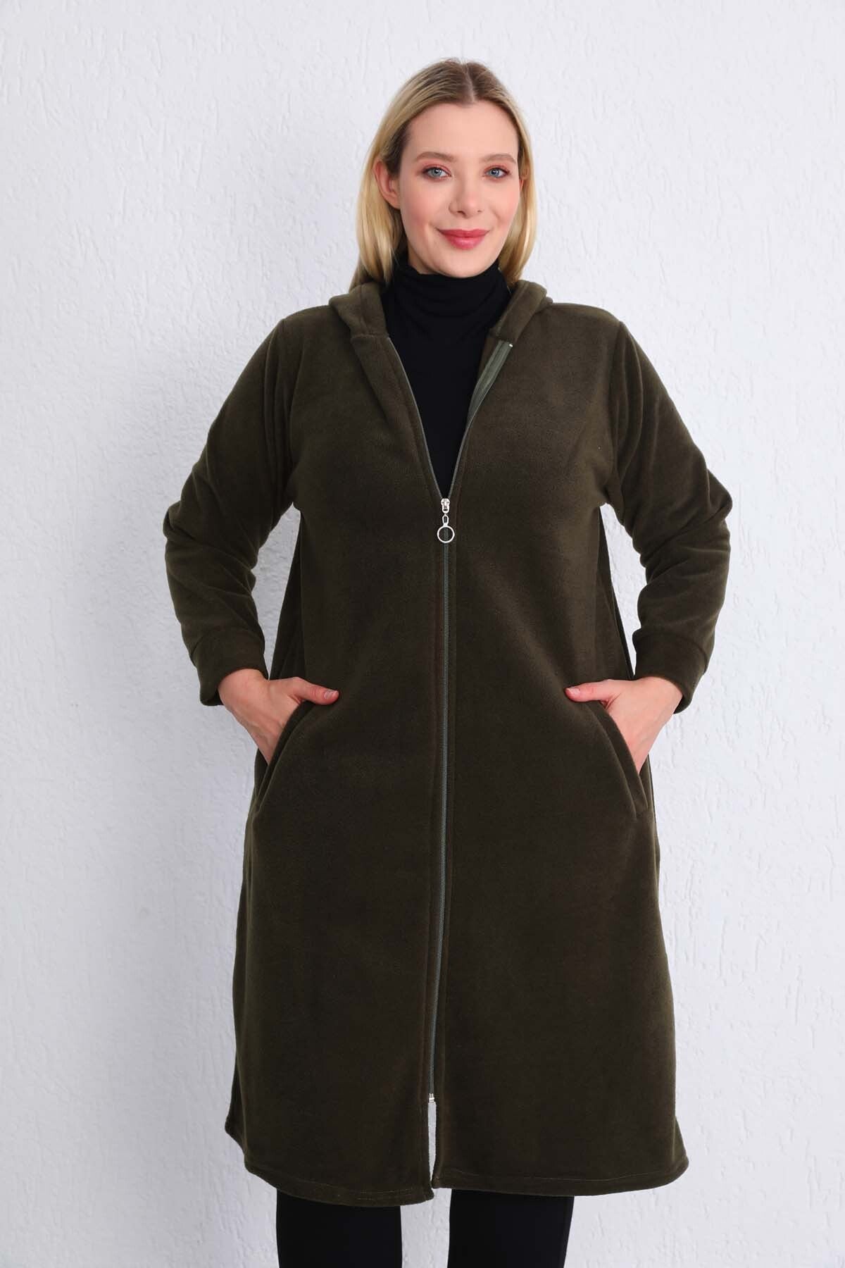 جاكيت خفيف Kardelen Butik Ümraniye لون كاكي