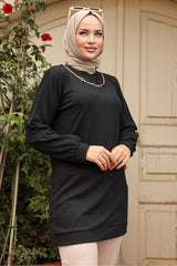 تونيك Bestenur لون أسود