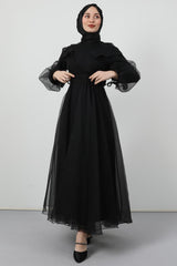 فستان سهرة giz astore لون أسود