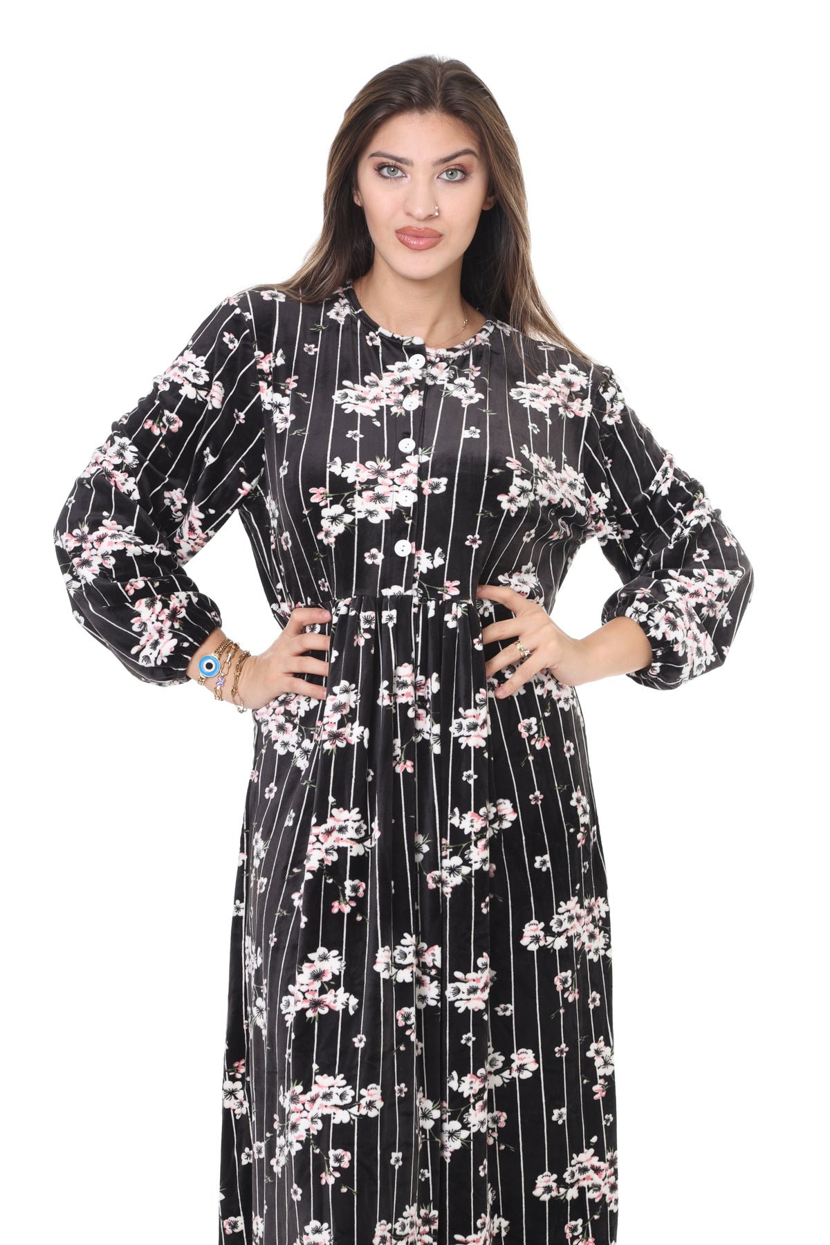 فستان mervemoda لون أسود