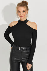 بلوزة Cool & Sexy لون أسود