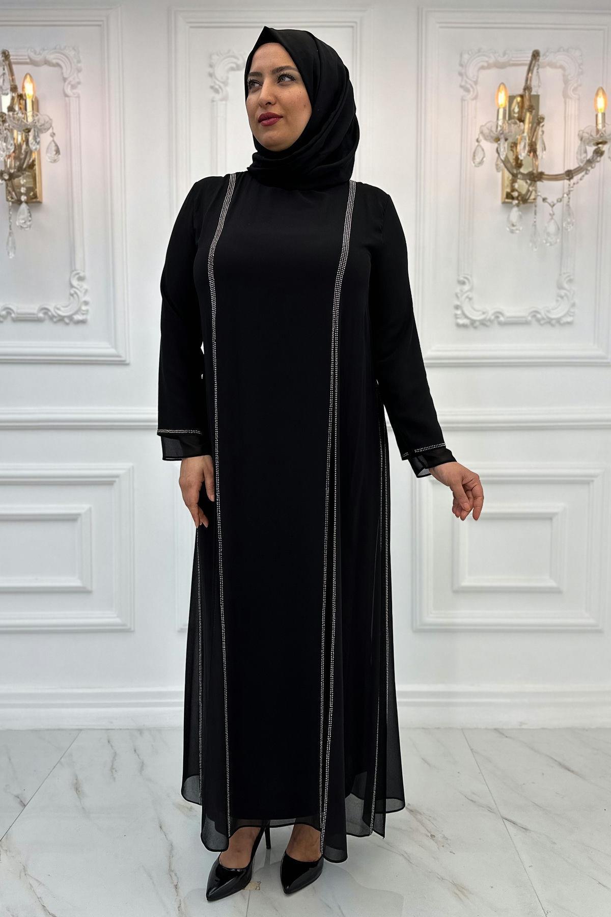 فستان Amine Hüma لون أسود