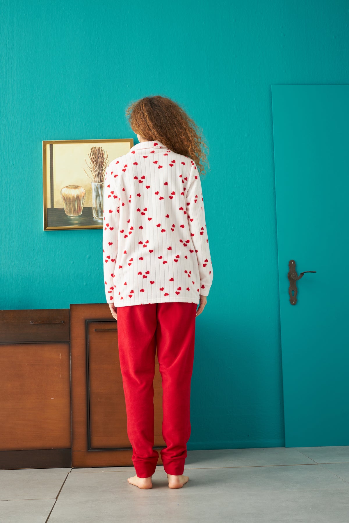 طقم بيجاما Siyah İnci لون أبيض