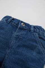 جينز Defacto لون أزرق