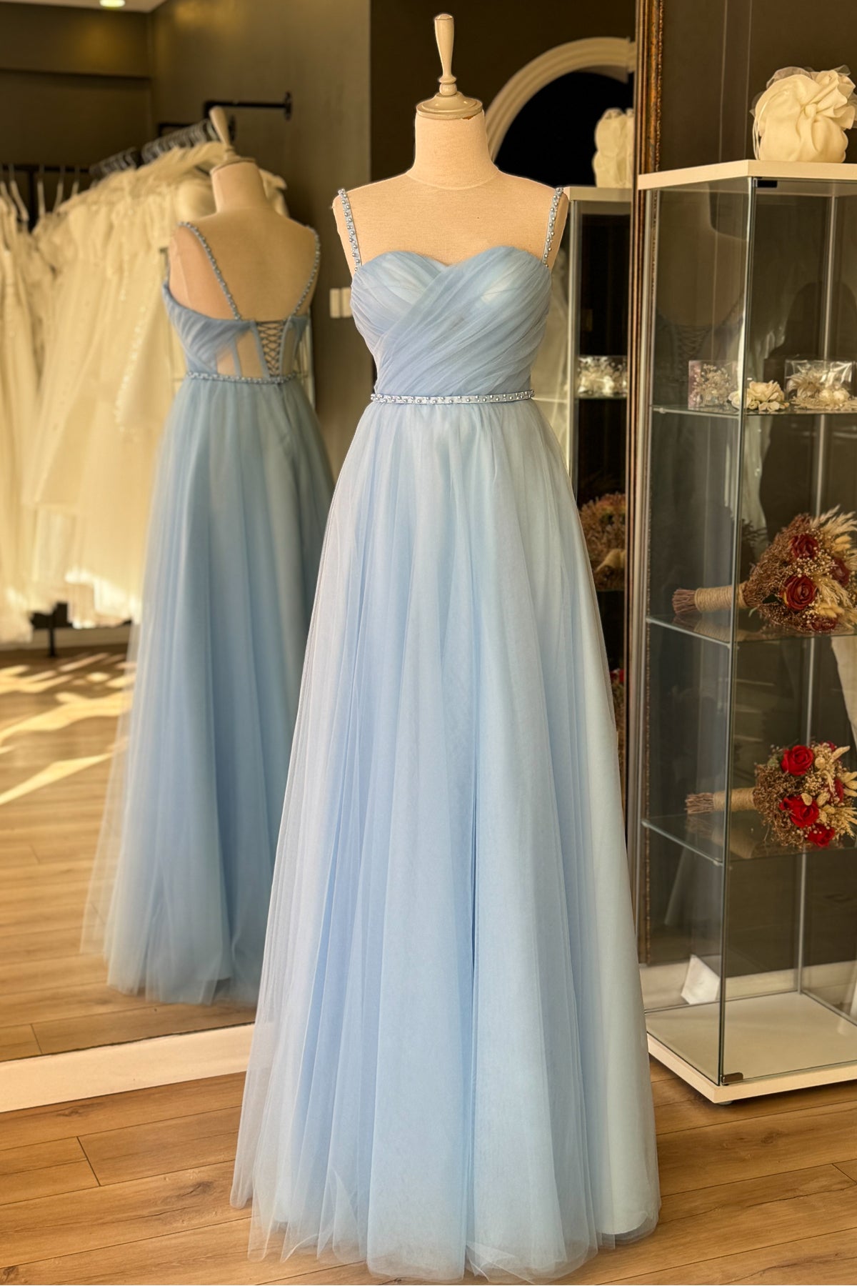 فستان سهرة Lenta Moda لون أزرق