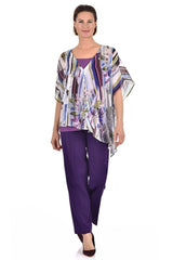 بنطال Christine Cotton Club لون بنفسجي