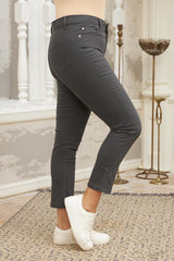 بنطال Rmg لون رمادي