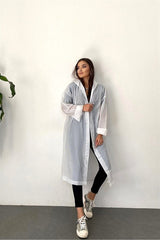 معطف واق من المطر & الرياح By Marine لون أبيض
