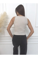 بلوزة Fav Style لون بيج