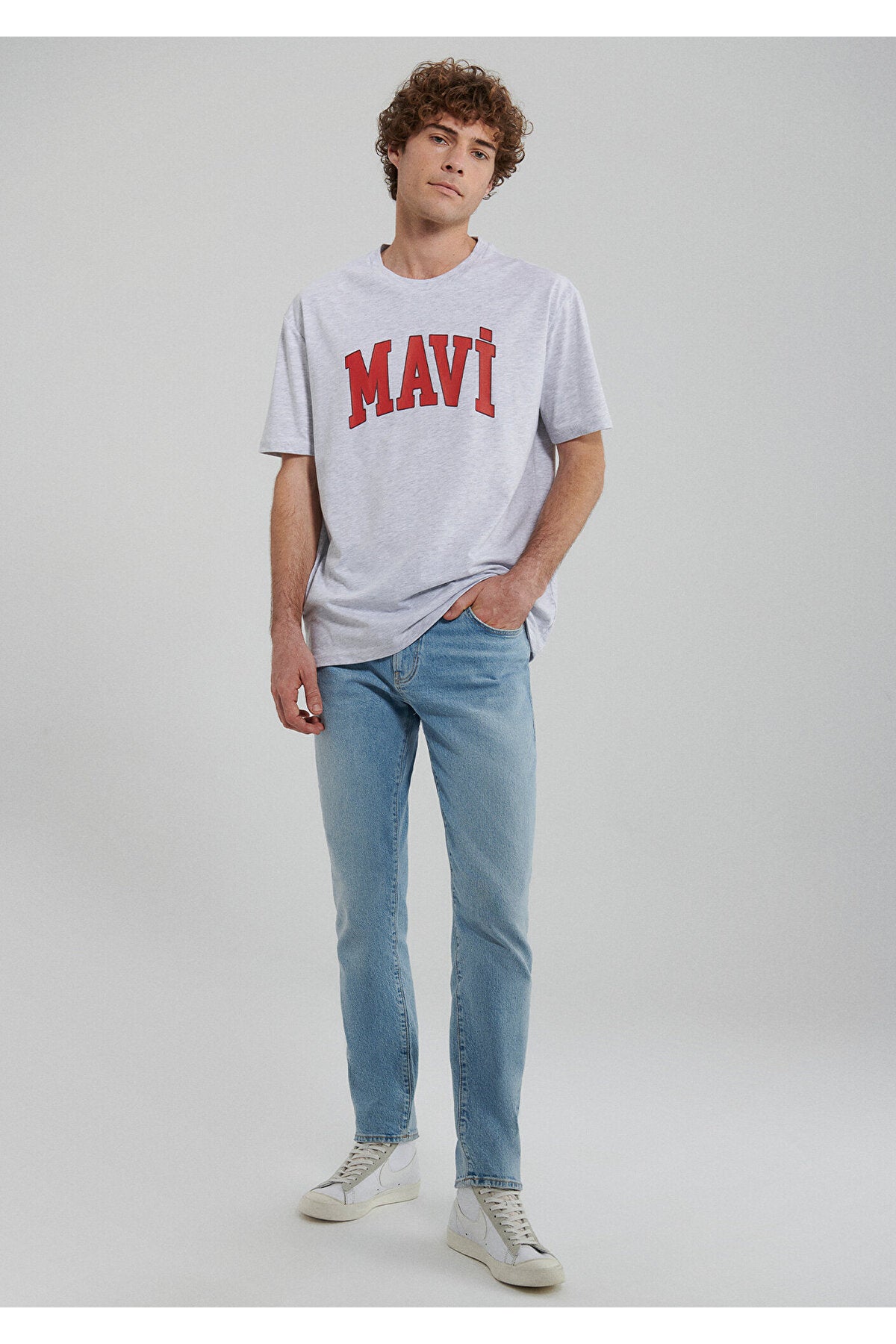 تيشيرت Mavi لون رمادي