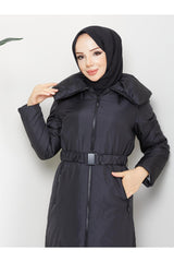 معطف Doque لون أسود