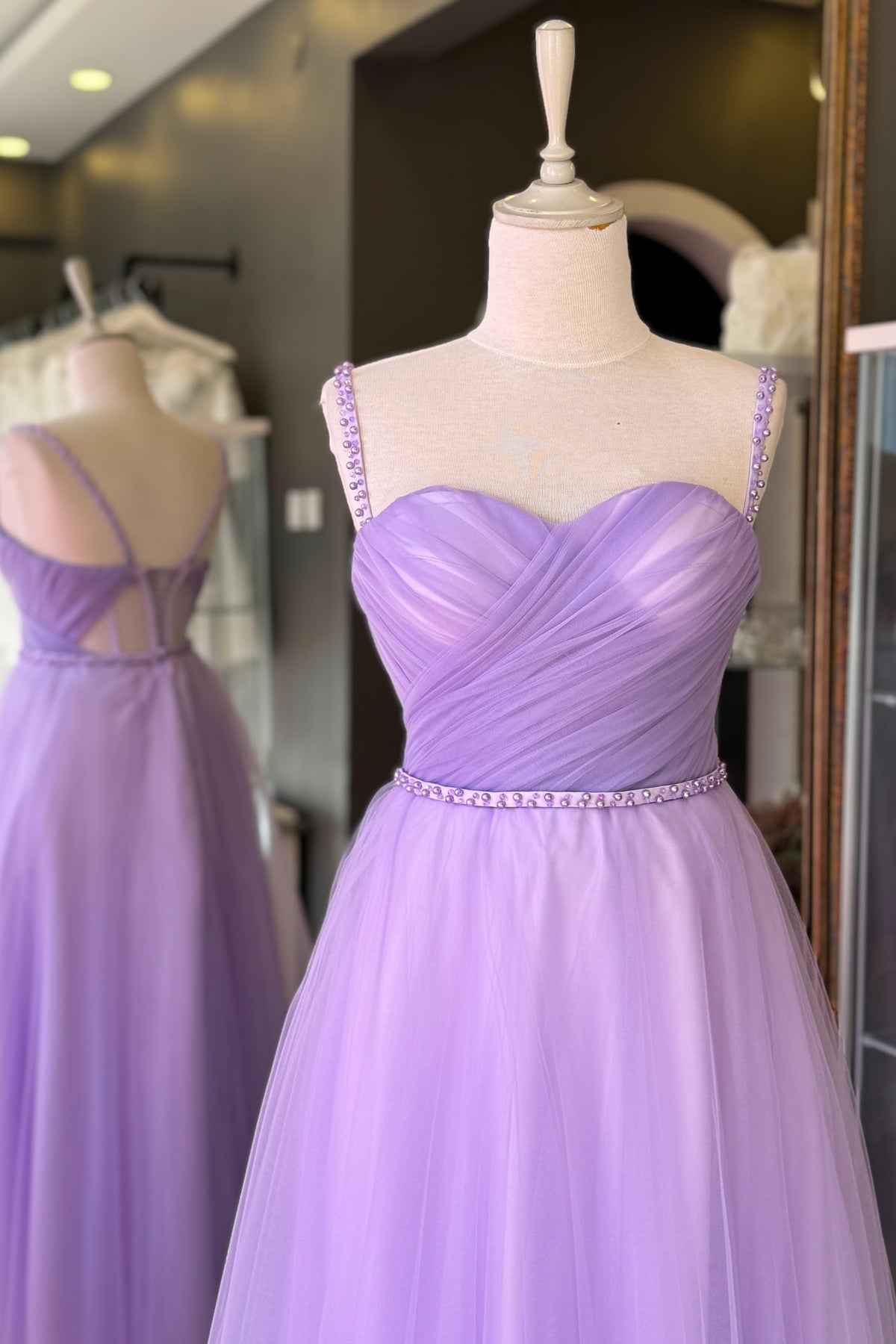 فستان سهرة Lenta Moda لون بنفسجي