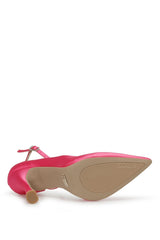 حذاء كلاسيكي بكعب Nine West لون زهري