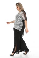 بنطال Zer Otantik لون أسود