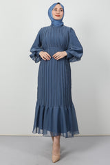 فستان سهرة giz astore لون أزرق