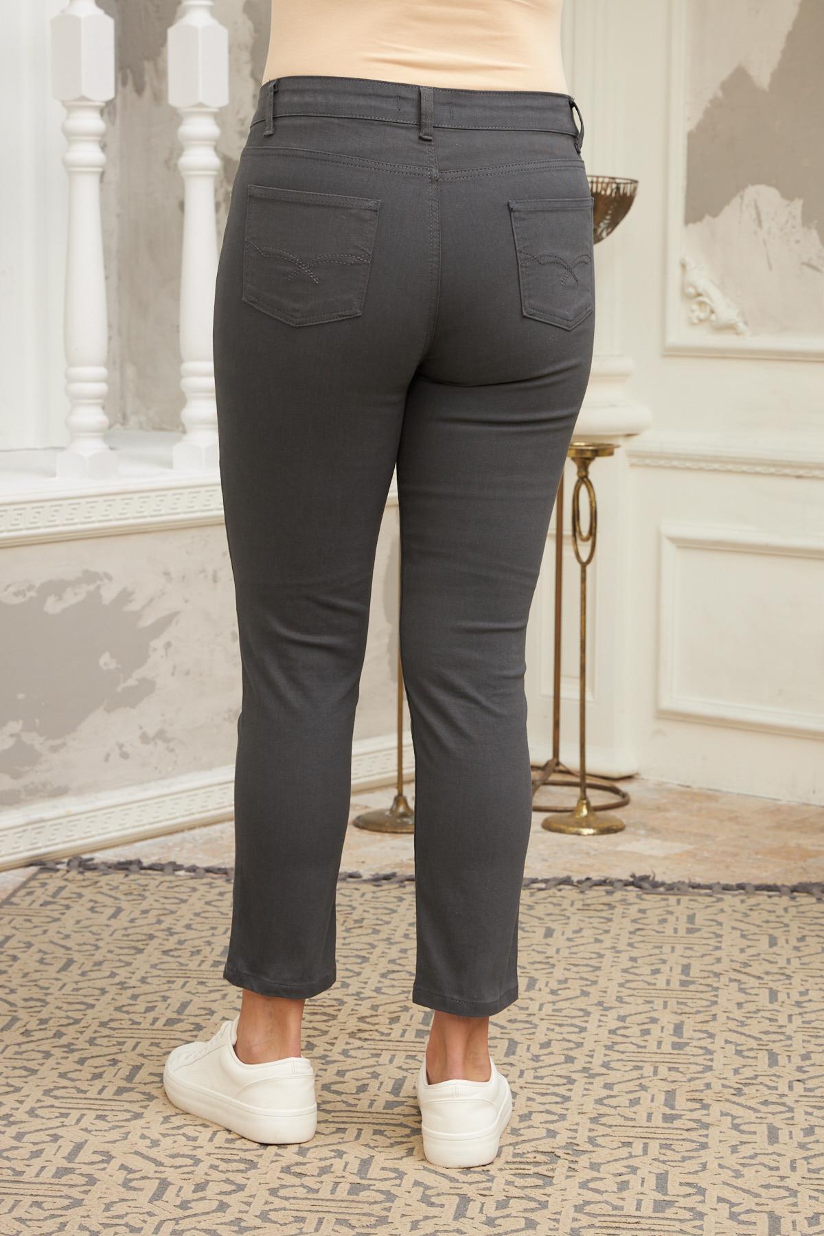 بنطال Rmg لون رمادي