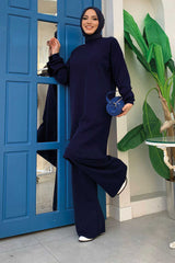 تونيك Bym Fashion لون أزرق غامق