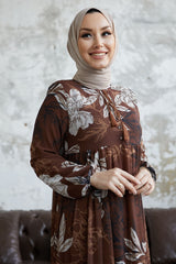 فستان InStyle لون بني