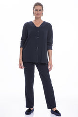 بنطال Christine Cotton Club لون أزرق غامق