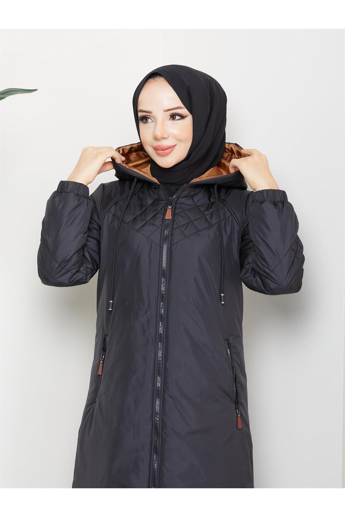 معطف Doque لون أسود