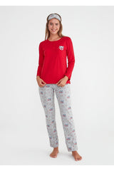 طقم بيجاما Suwen لون أسود