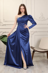 فستان سهرة mafdress لون أزرق