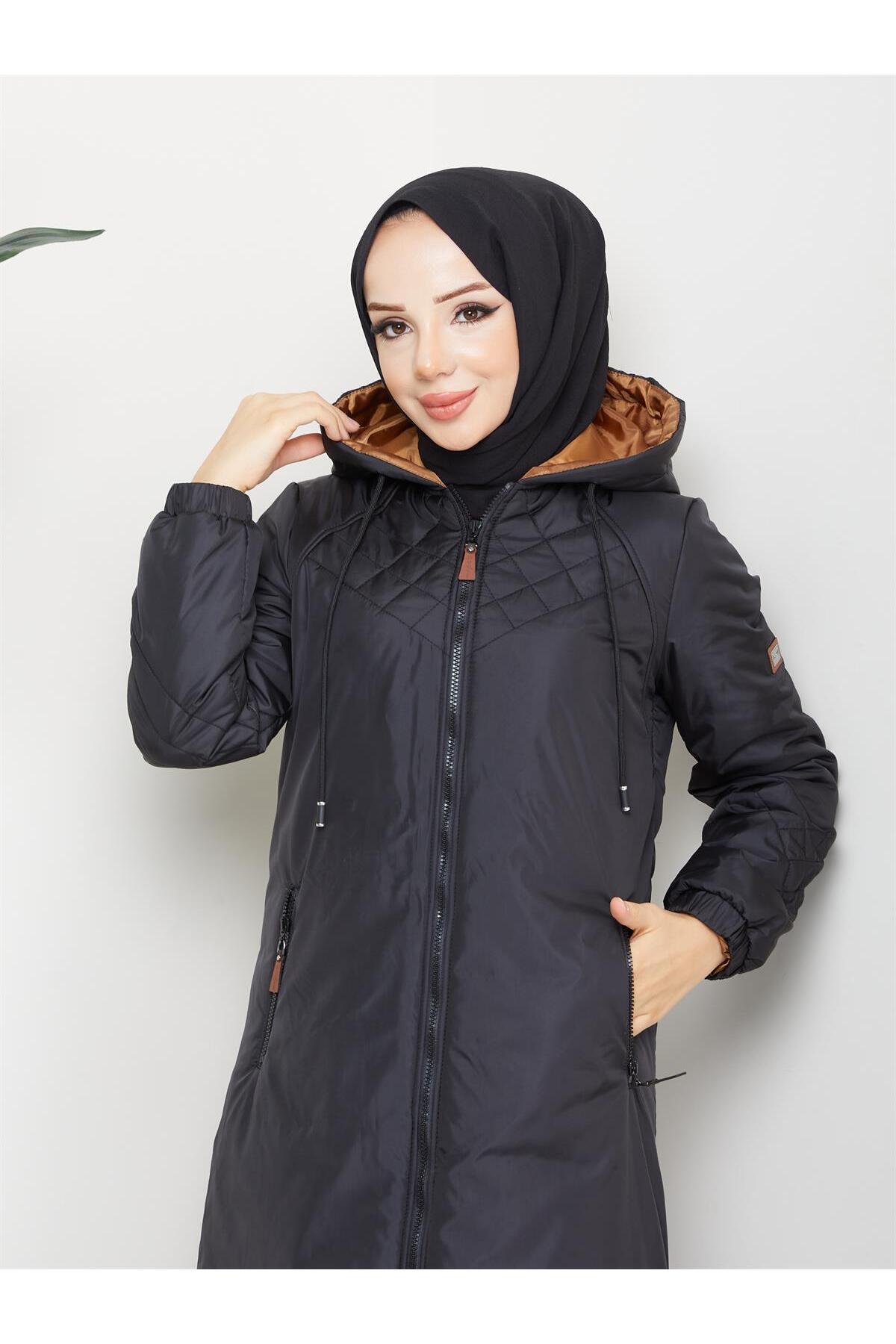معطف Doque لون أسود