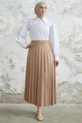 تنورة InStyle لون بيج