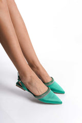 باليرينا CİMİLİSHOES لون أخضر
