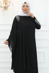 فستان سهرة Amine Hüma لون أسود