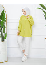 قميص ahsen fashion لون أصفر