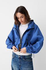 جاكيت Bershka لون أزرق