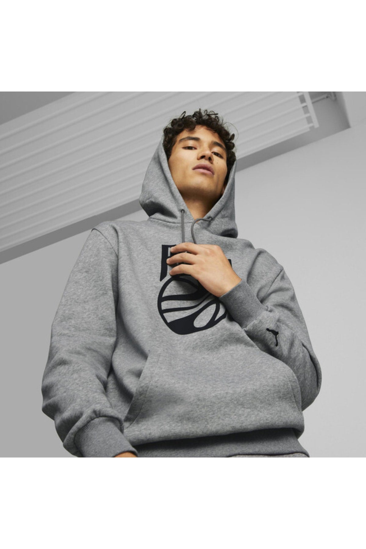 هودي Puma لون رمادي