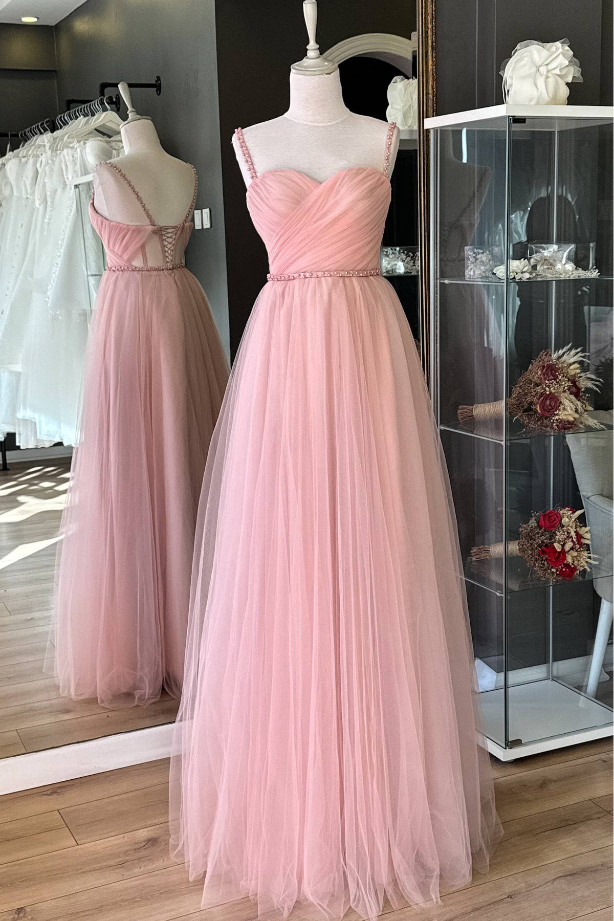 فستان سهرة Lenta Moda لون زهري