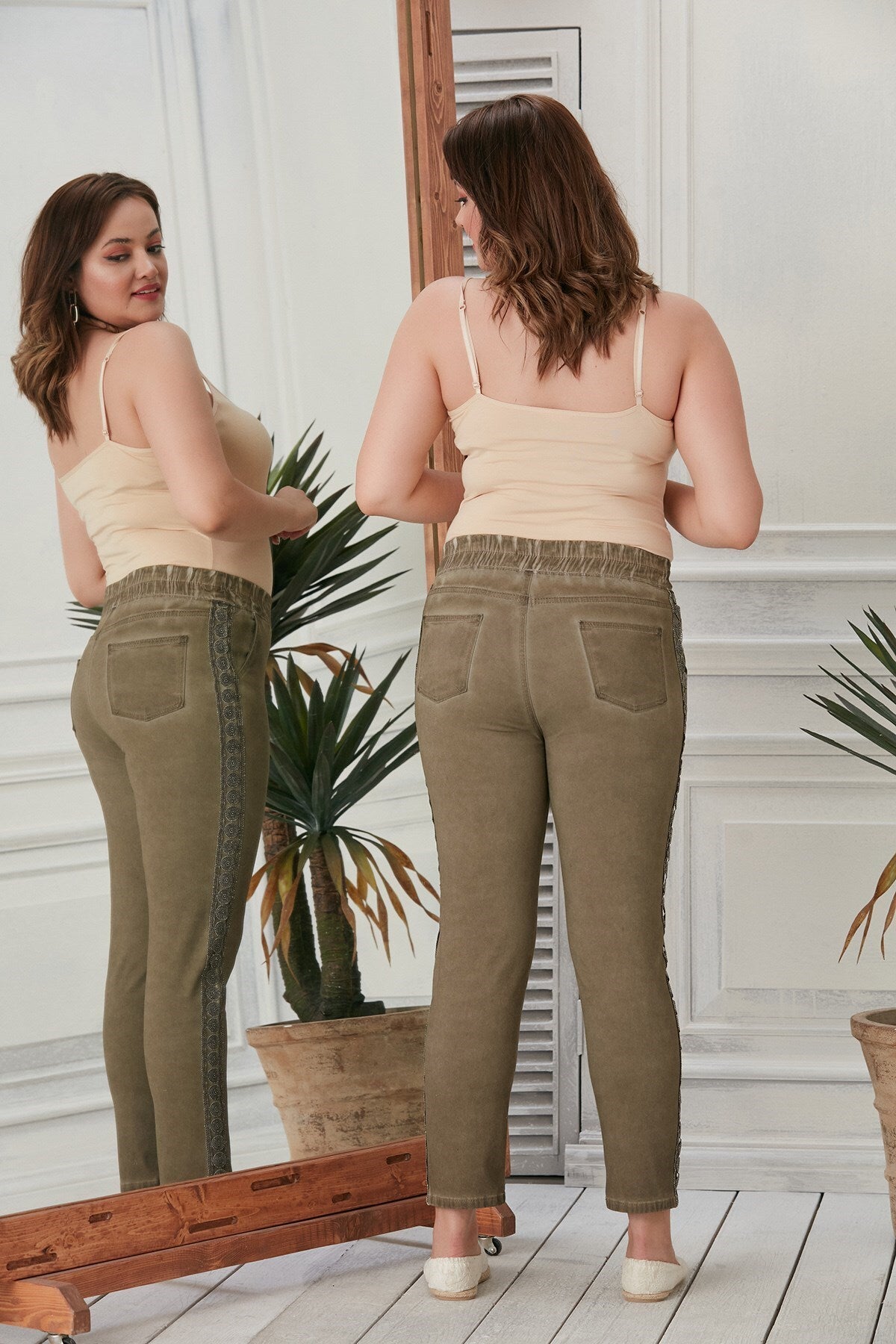 بنطال Rmg لون بني