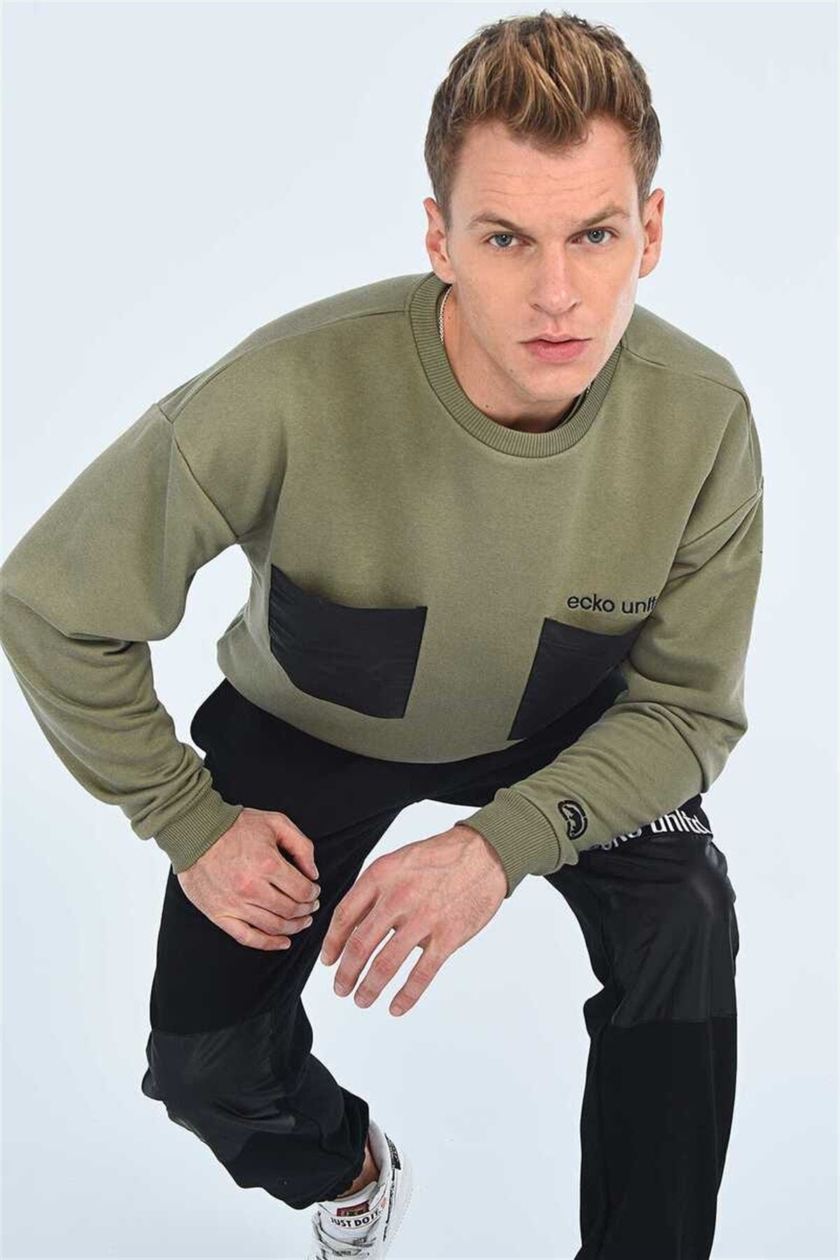 هودي Ecko Unltd لون كاكي